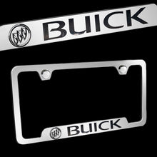Load image into Gallery viewer, Brand New 1PCS Buick Chrome Stainless Steel License Plate Frame Officially Licensed