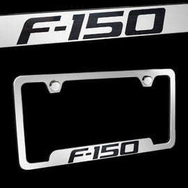 Brand New 1PCS F150 Chrome Stainless Steel License Plate Frame Officially Licensed