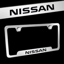 Load image into Gallery viewer, Brand New 1PCS Nissan Chrome Stainless Steel License Plate Frame Officially Licensed