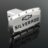 Brand New Silverado Silver Tow Hitch Cover Plug Cap 2