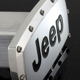 Brand New Jeep Silver Tow Hitch Cover Plug Cap 2