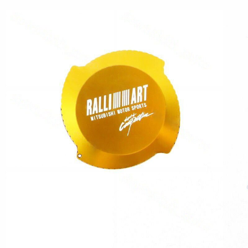 Brand New Ralliart Gold Aluminum Racing Engine Oil Filler Cap For MITSUBISHI