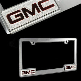 Brand New 1PCS GMC Sierra Denali Yukon Chrome Metal License Plate Frame Officially Licensed