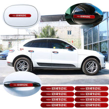Load image into Gallery viewer, Brand New 8PCS Bride Real Carbon Fiber Car Trunk Side Fenders Door Badge Scratch Guard Sticker