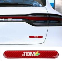 Load image into Gallery viewer, Brand New 1PCS JDM Real Carbon Fiber Red Car Trunk Side Fenders Door Badge Scratch Guard Sticker