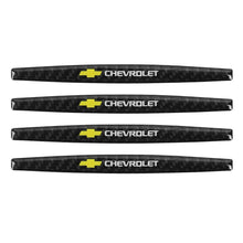 Load image into Gallery viewer, Brand New 4PCS Chevrolet Real Carbon Fiber Anti Scratch Badge Car Door Handle Cover Trim