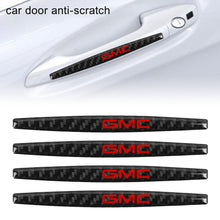 Load image into Gallery viewer, Brand New 4PCS GMC Real Carbon Fiber Anti Scratch Badge Car Door Handle Cover Trim