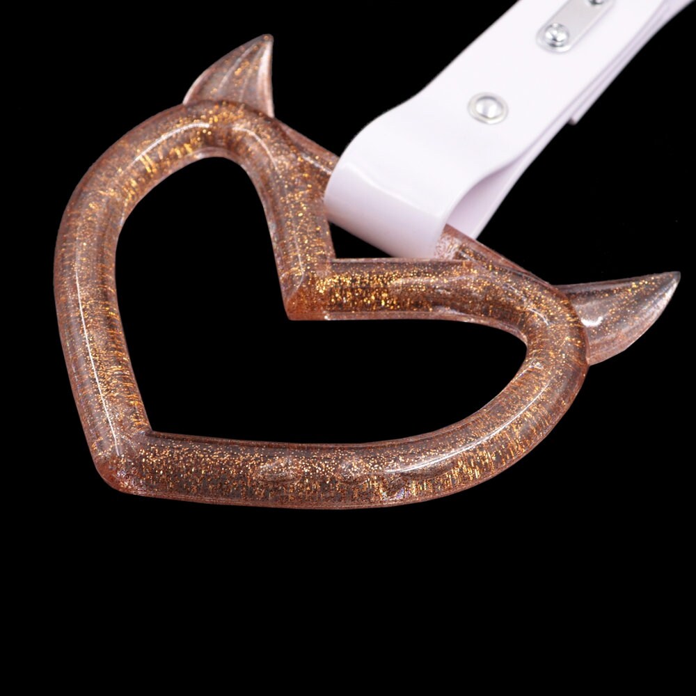 Brand New Devil Demon Heart Gold JDM TSURIKAWA Ring Subway Train Bus Handle Strap Charm Drift