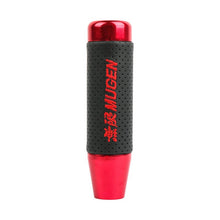 Load image into Gallery viewer, Brand New 13CM Red Universal Mugen Aluminum+Leather Gear Shift Knob Shifter Lever Head