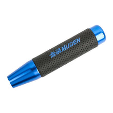 Load image into Gallery viewer, Brand New 18CM Blue Universal Mugen Aluminum+Leather Gear Shift Knob Shifter Lever Head