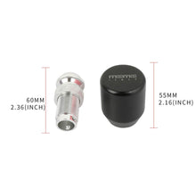 Load image into Gallery viewer, Brand New Racing Universal MOMO Universal Black Gear Shift Knob Metal Shifter Lever Head