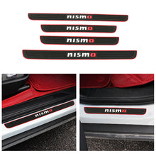Load image into Gallery viewer, Brand New 4PCS Universal Nismo Red Rubber Car Door Scuff Sill Cover Panel Step Protector