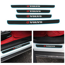Load image into Gallery viewer, Brand New 4PCS Universal Volvo Blue Rubber Car Door Scuff Sill Cover Panel Step Protector