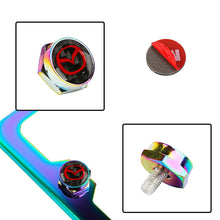 Load image into Gallery viewer, Brand New 4PCS Mazda Racing Car License Plate Carbon Screw Bolt Cap Cover Screw Bolt