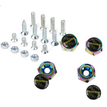 Load image into Gallery viewer, Brand New 4PCS Momo Racing Car License Plate Carbon Screw Bolt Cap Cover Screw Bolt