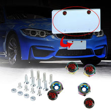 Load image into Gallery viewer, Brand New 4PCS Mazdaspeed Racing Car License Plate Carbon Screw Bolt Cap Cover Screw Bolt