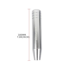 Load image into Gallery viewer, Brand New Universal 18CM JDM MUGEN Silver Manual Transmission shifter 5&amp;6 Speed Shift Knob