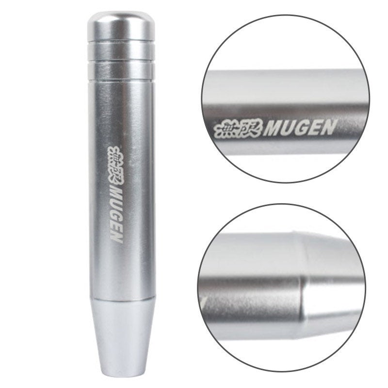 Brand New Universal 18CM JDM MUGEN Silver Manual Transmission shifter 5&6 Speed Shift Knob
