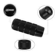 Load image into Gallery viewer, Brand New Universal MUGEN Black Aluminum Manual Gear Stick Shift Knob Shifter Lever Head