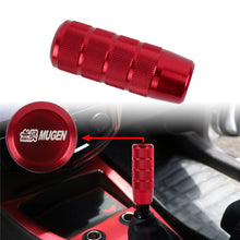 Load image into Gallery viewer, Brand New Universal Mugen Red Aluminum Manual Gear Stick Shift Knob Shifter Lever Head