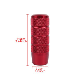 Brand New Universal Nismo Red Aluminum Manual Gear Stick Shift Knob Shifter Lever Head