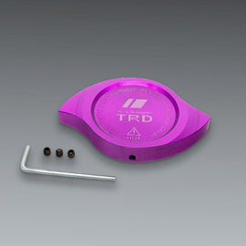 Brand New TOYOTA TRD Purple Billet Aluminum Radiator Protector Pressure Cap Cover Performance