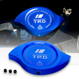 Brand New TOYOTA TRD Blue Billet Aluminum Radiator Protector Pressure Cap Cover Performance