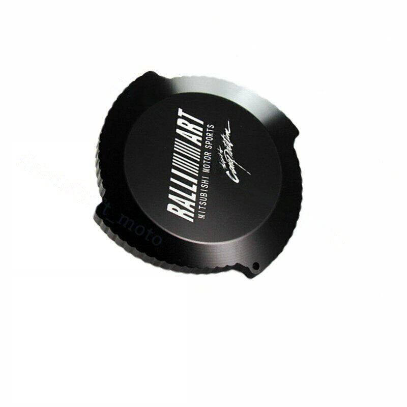 Brand New Ralliart Black Aluminum Racing Engine Oil Filler Cap For MITSUBISHI
