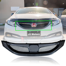 Load image into Gallery viewer, Brand New Real Carbon Fiber Front Bumper Grille Grille For 9th Honda Civic Sedan EX LX 2013-2015 US