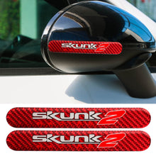 Load image into Gallery viewer, Brand New 2PCS Skunk2 Real Carbon Fiber Car Trunk Side Fenders Door Badge Scratch Guard Sticker