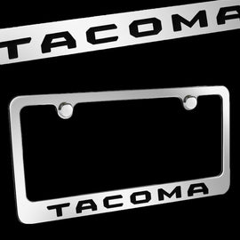 Brand New 1PCS Toyota Tacoma Chrome Plated Brass License Plate Frame Officially Licensed