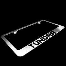 Load image into Gallery viewer, Brand New 2PCS Toyota Tundra Chrome Plated Brass License Plate Frame Officially Licensed