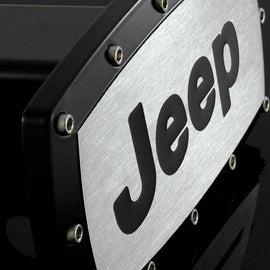 Brand New Jeep Black Tow Hitch Cover Plug Cap 2