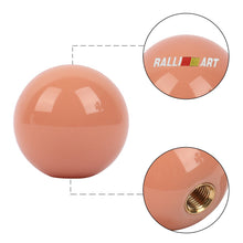 Load image into Gallery viewer, Brand New Universal Ralliart JDM Glow In The Dark Red Round Ball Shift Knob For Toyota Scion Wrx Subaru M12X1.25 M8 M10 M12 Thread