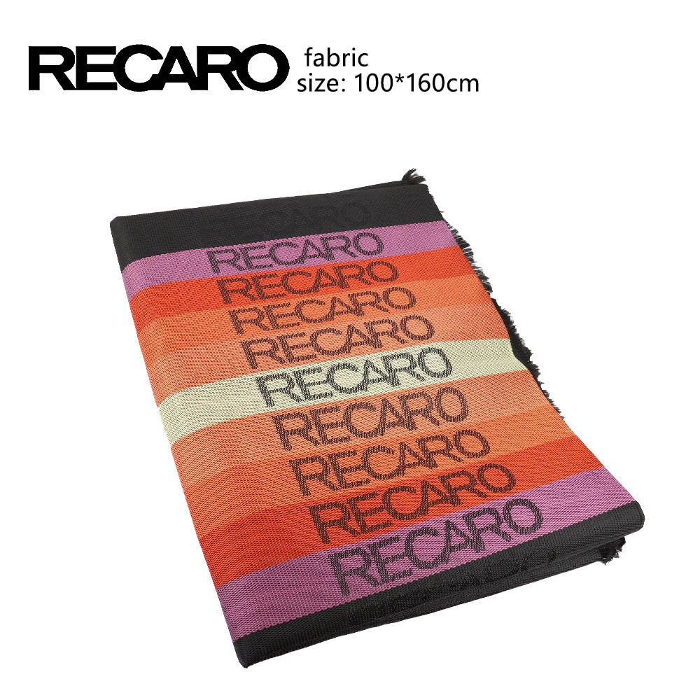 Brand New Graduation Rainbow Recaro Fabric Material SEAT Cover Cloth For Universal Interior