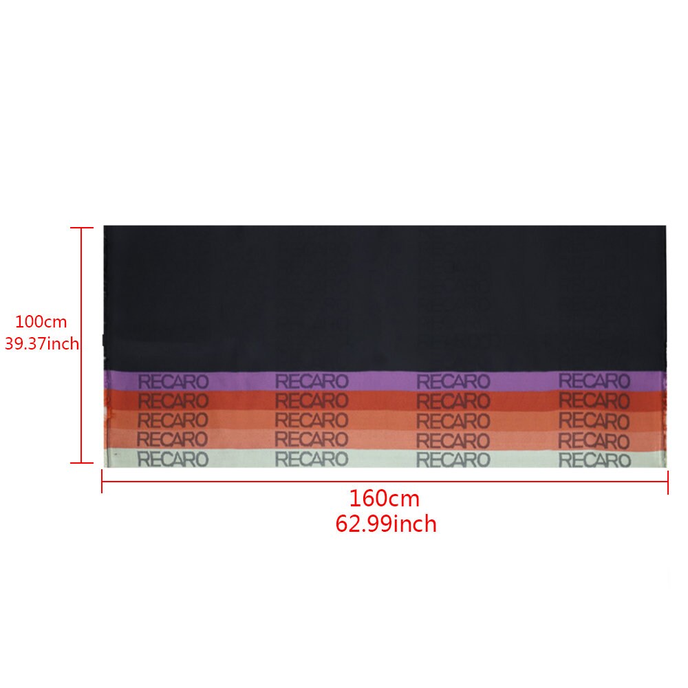 Brand New Graduation Rainbow Recaro Fabric Material SEAT Cover Cloth For Universal Interior