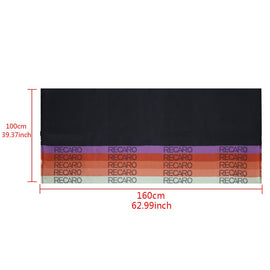 Brand New Graduation Rainbow Recaro Fabric Material SEAT Cover Cloth For Universal Interior