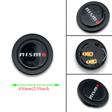 Load image into Gallery viewer, Brand New Universal Jdm Nismo Car Horn Button Steering Wheel Center Cap Black