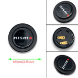 Brand New Universal Jdm Nismo Car Horn Button Steering Wheel Center Cap Black