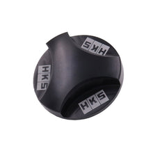 Load image into Gallery viewer, Brand New HKS Black Engine Oil Fuel Filler Cap Billet For Mitsubishi