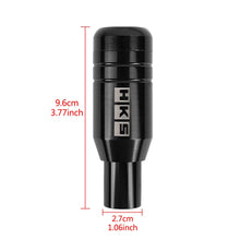 Load image into Gallery viewer, Brand New Universal JDM HKS Aluminum Black Automatic Gear Stick Shift Knob Lever Shifter