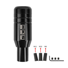 Load image into Gallery viewer, Brand New Universal JDM HKS Aluminum Black Automatic Gear Stick Shift Knob Lever Shifter