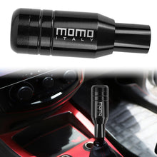 Load image into Gallery viewer, Brand New Universal JDM Momo Aluminum Black Automatic Gear Stick Shift Knob Lever Shifter