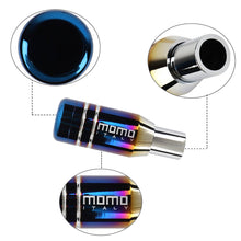 Load image into Gallery viewer, Brand New Universal JDM Momo Aluminum Burnt Blue Automatic Gear Stick Shift Knob Lever Shifter