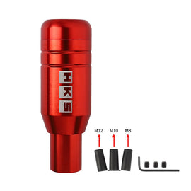 Brand New Universal JDM HKS Aluminum Red Automatic Gear Stick Shift Knob Lever Shifter