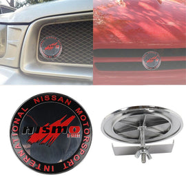 Brand New JDM NISMO Plastic Round Emblem Front Grille Badge For All Cars Front Grille