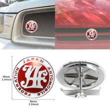 Load image into Gallery viewer, Brand New Universal Japan Automobile Federation JDM JAF Red Emblem Badge For Toyota Front Grille