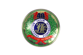 Brand New Universal Japan Automobile Federation JDM JAF 40th Anniversary Emblem Badge For Toyota Front Grille
