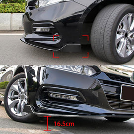 Brand New 3PCS 2018-2020 Honda Accord 4DR Black Front Body Bumper LIP Kit
