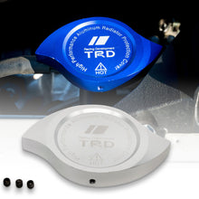 Load image into Gallery viewer, Brand New TRD Silver Billet Aluminum Radiator Protector Pressure Cap Cover Performance